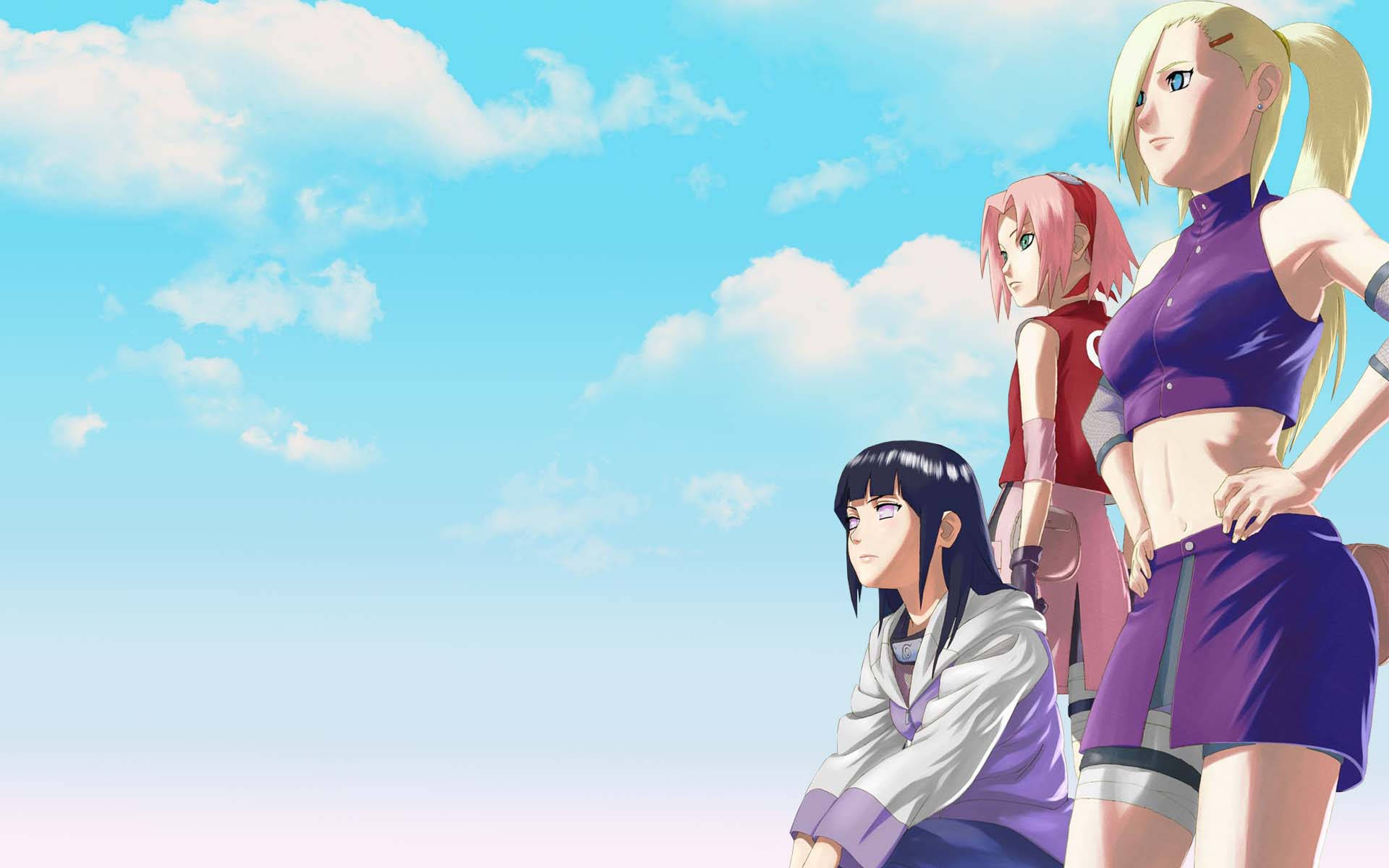 Hinata With Sakura And Ino