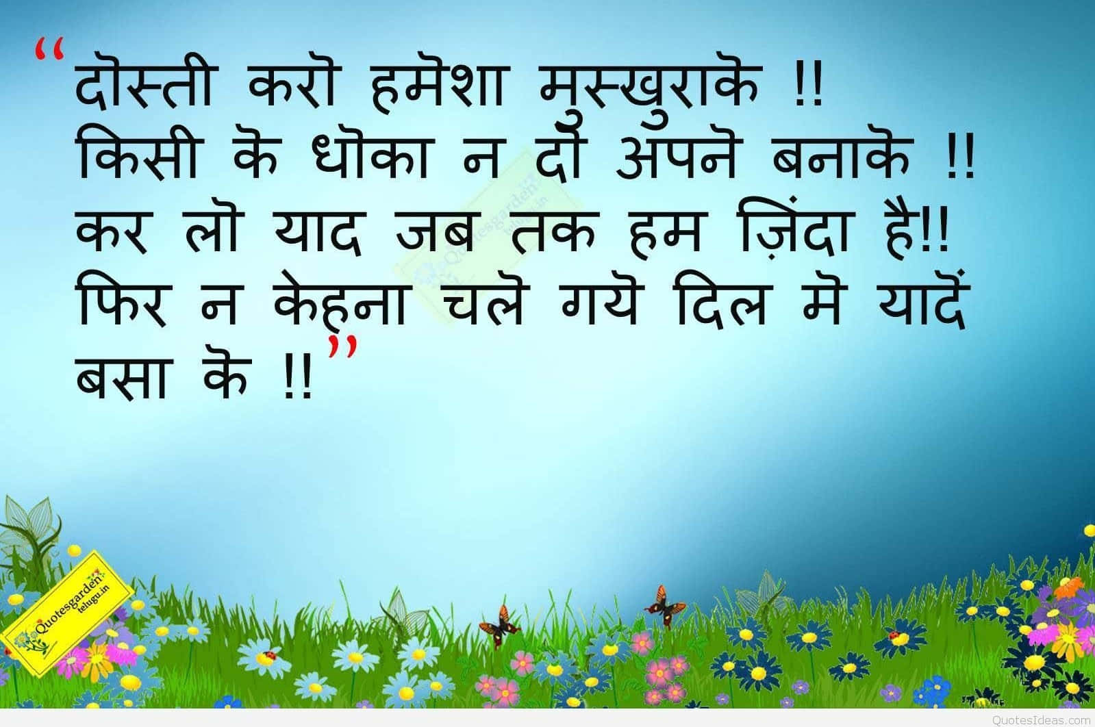 Experience the beauty of Hindi language