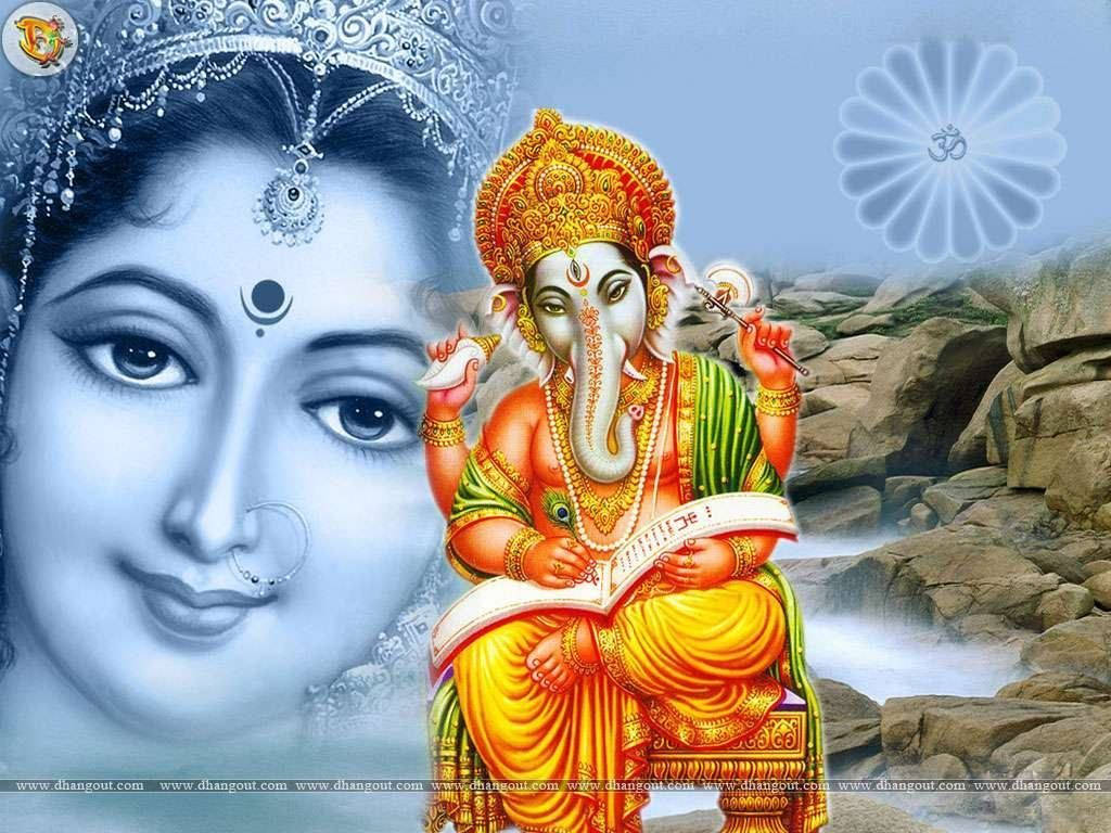 Hindu God Ganesh Parvati
