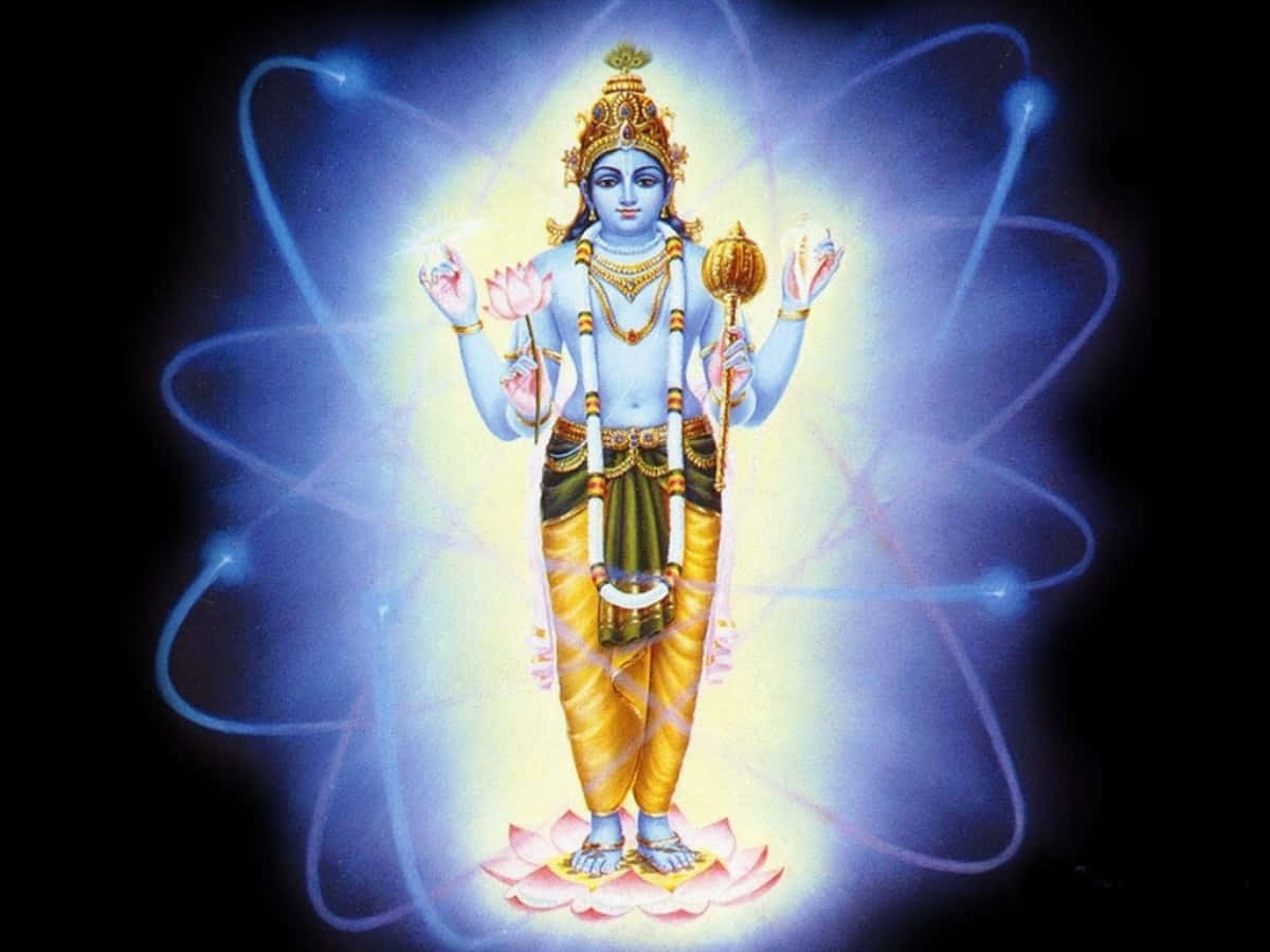 Imagende Shiva, El Dios Hindú De Los Cuatro Brazos.