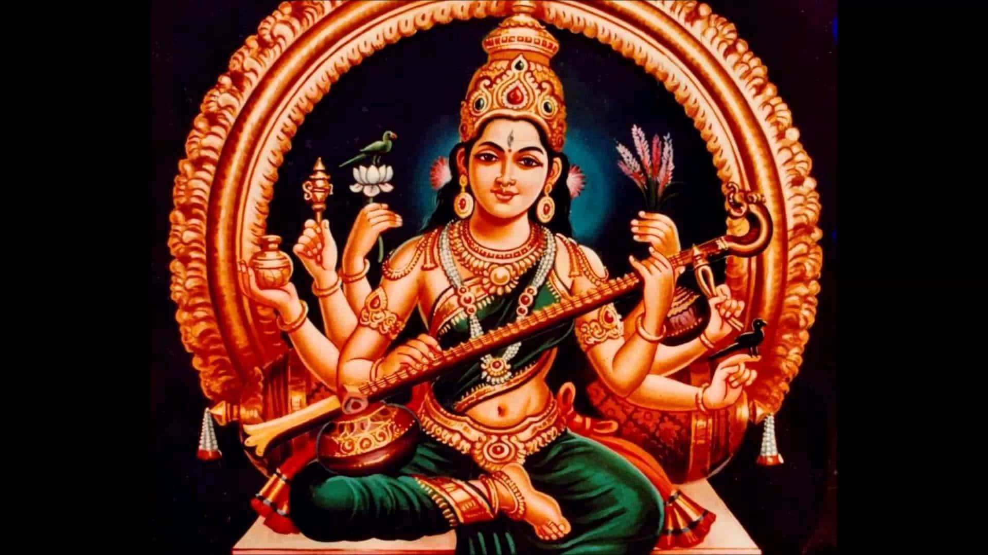 Devotional Splendor - Vibrant Image of Hindu Gods