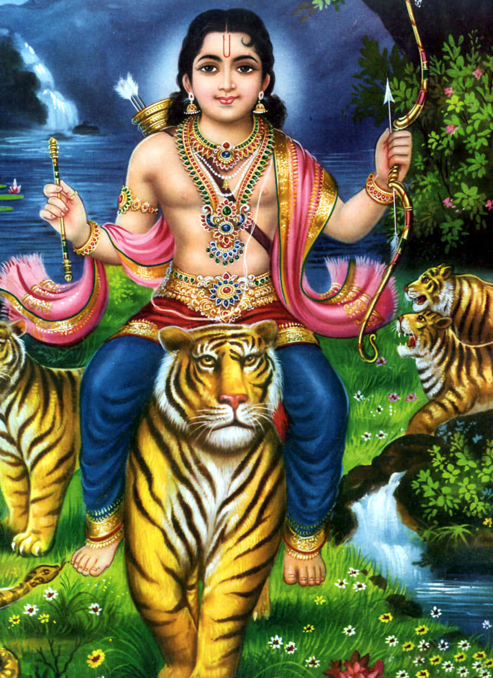 Imagende Hindu God Manikandan