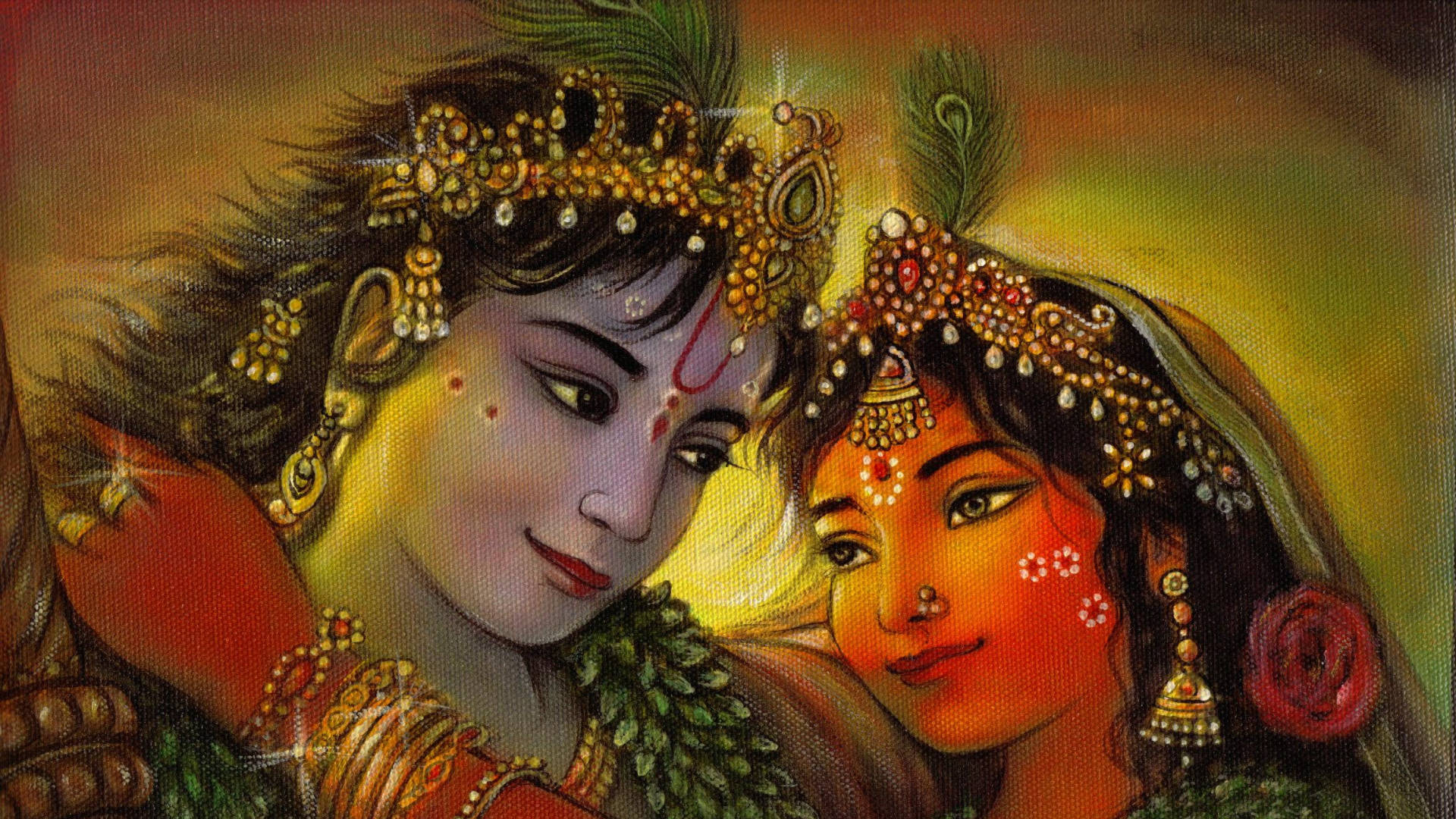 Hindugöttin Parvati Und Gott Shiva Wallpaper