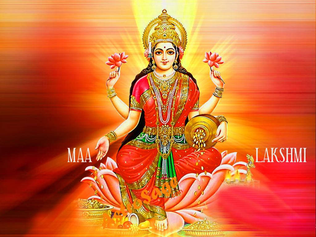 Hindu Myth Maa Lakshmi Wallpaper