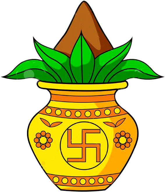 Hindu Wedding Kalash Symbol PNG