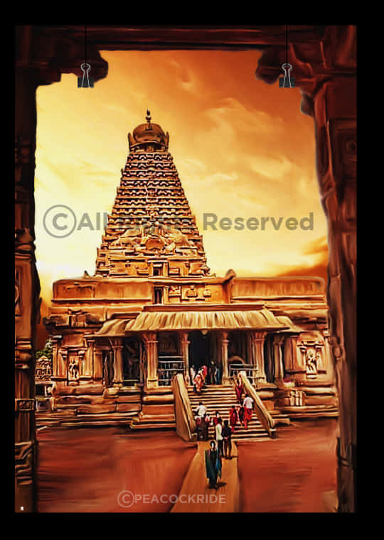 Hindu_ Temple_ Artistic_ Rendering PNG