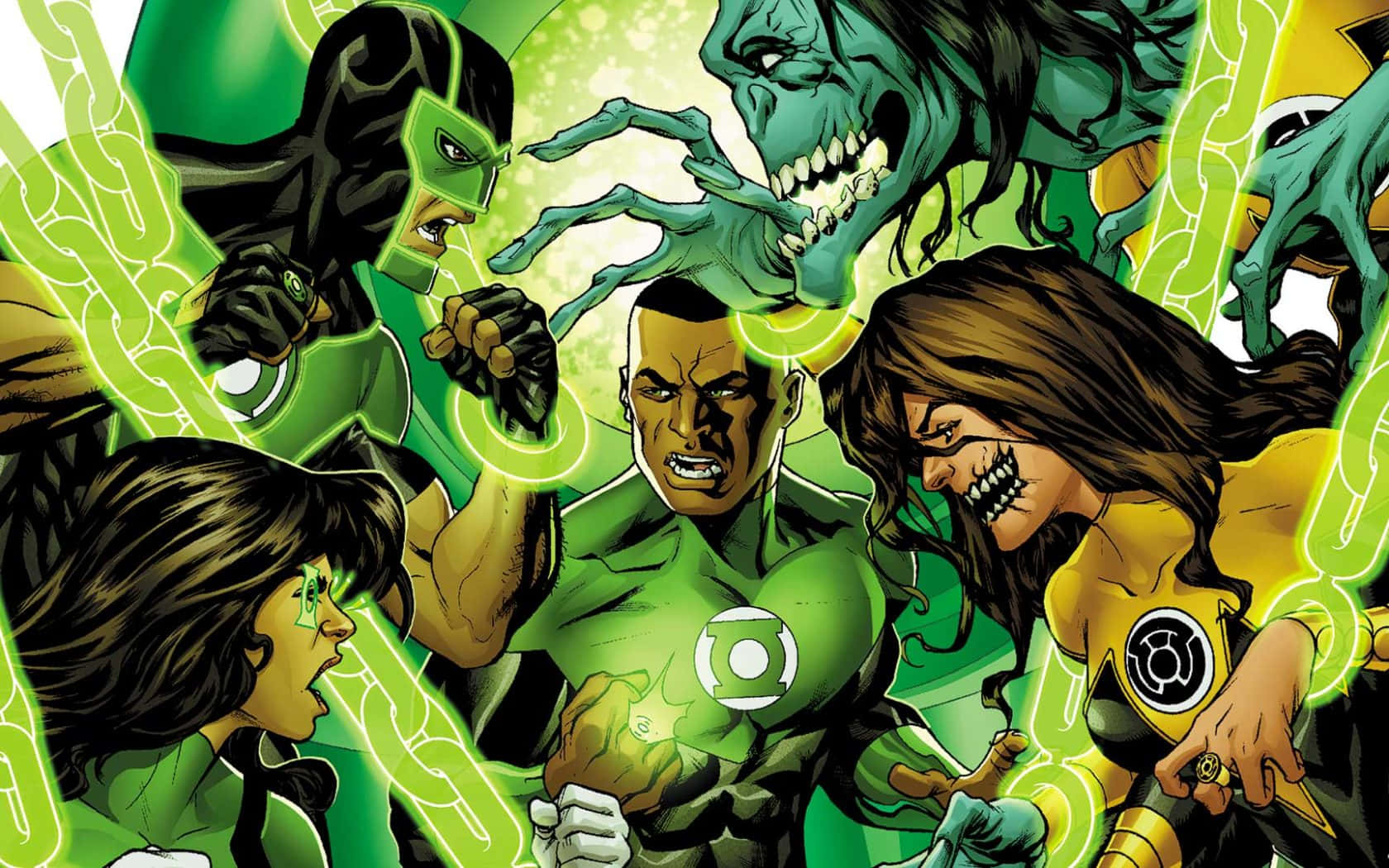 Hintergrundbildvon Green Lantern