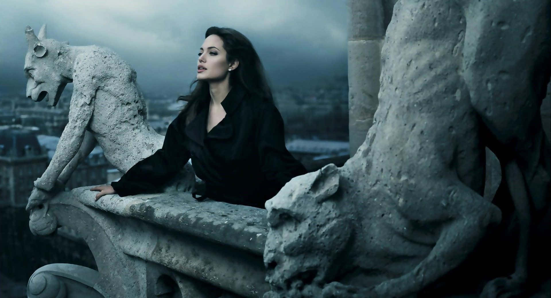 Hintergrundmit Angelina Jolie