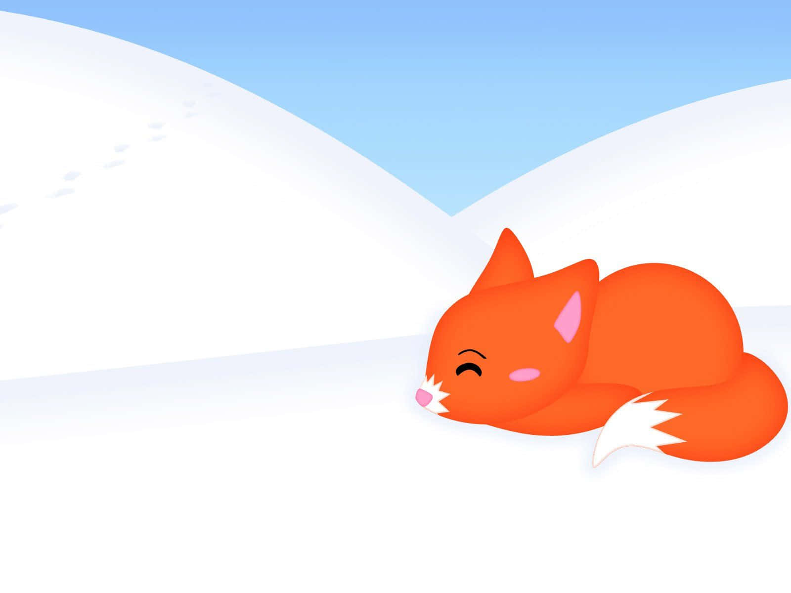 Hintergrundmit Baby-fox