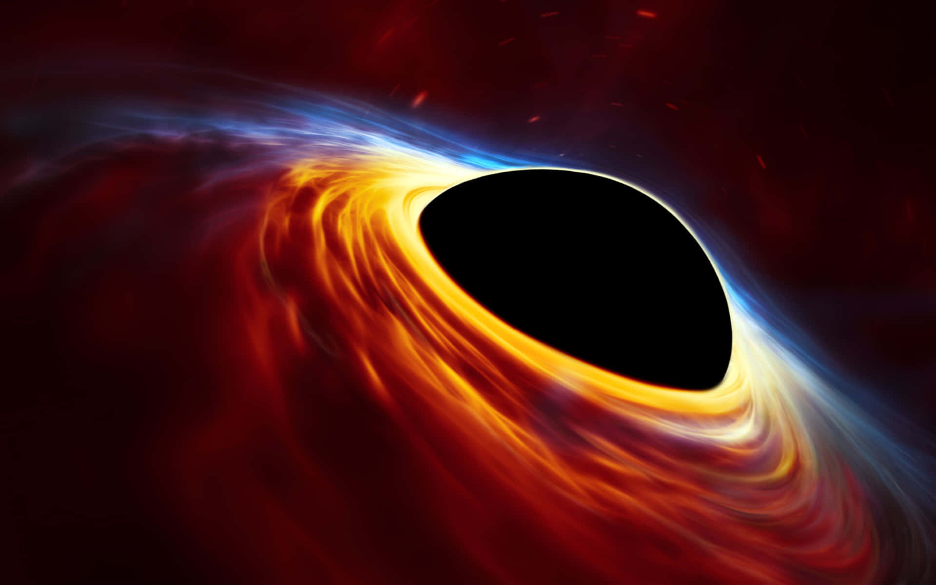 Hintergrundmit Schwarzem Loch