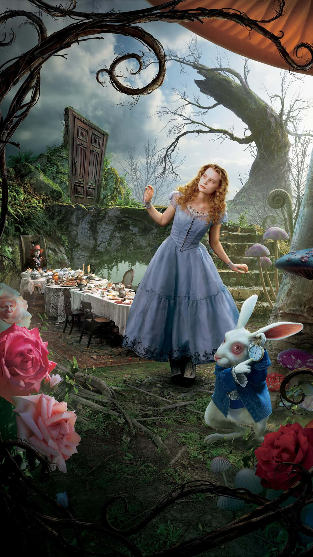 Hintergrundvon Alice Im Wunderland