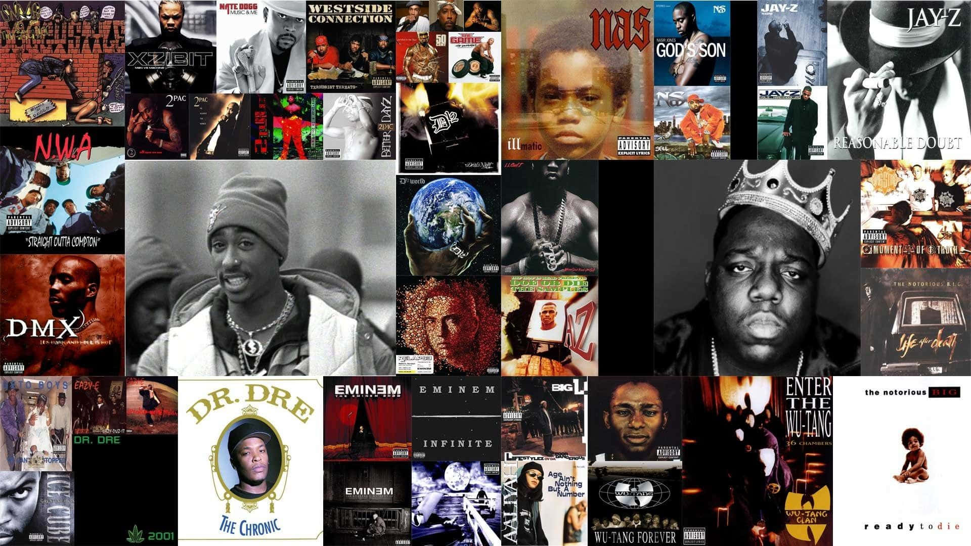 Hip Hop Albumomslag 1920 X 1080 Wallpaper