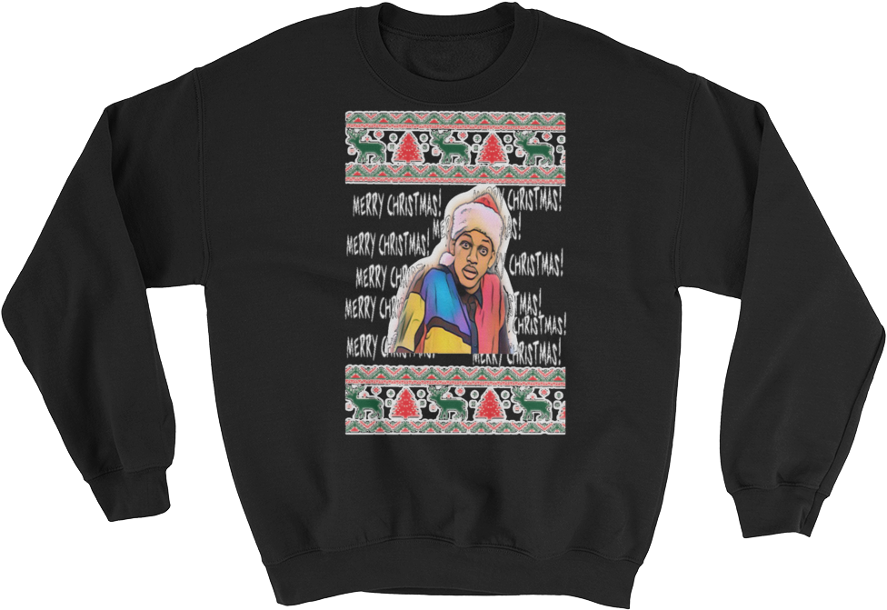 Hip Hop Christmas Sweater PNG