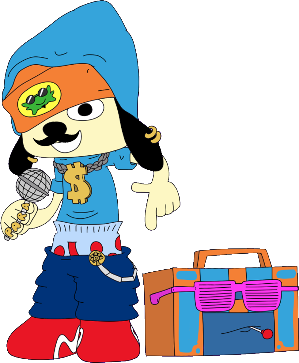 Hip Hop Dog Cartoon Character PNG