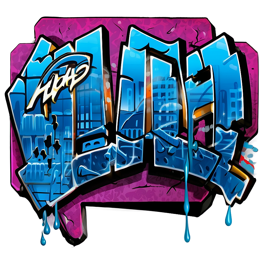 Hip Hop Graffiti Png Xfj77 PNG