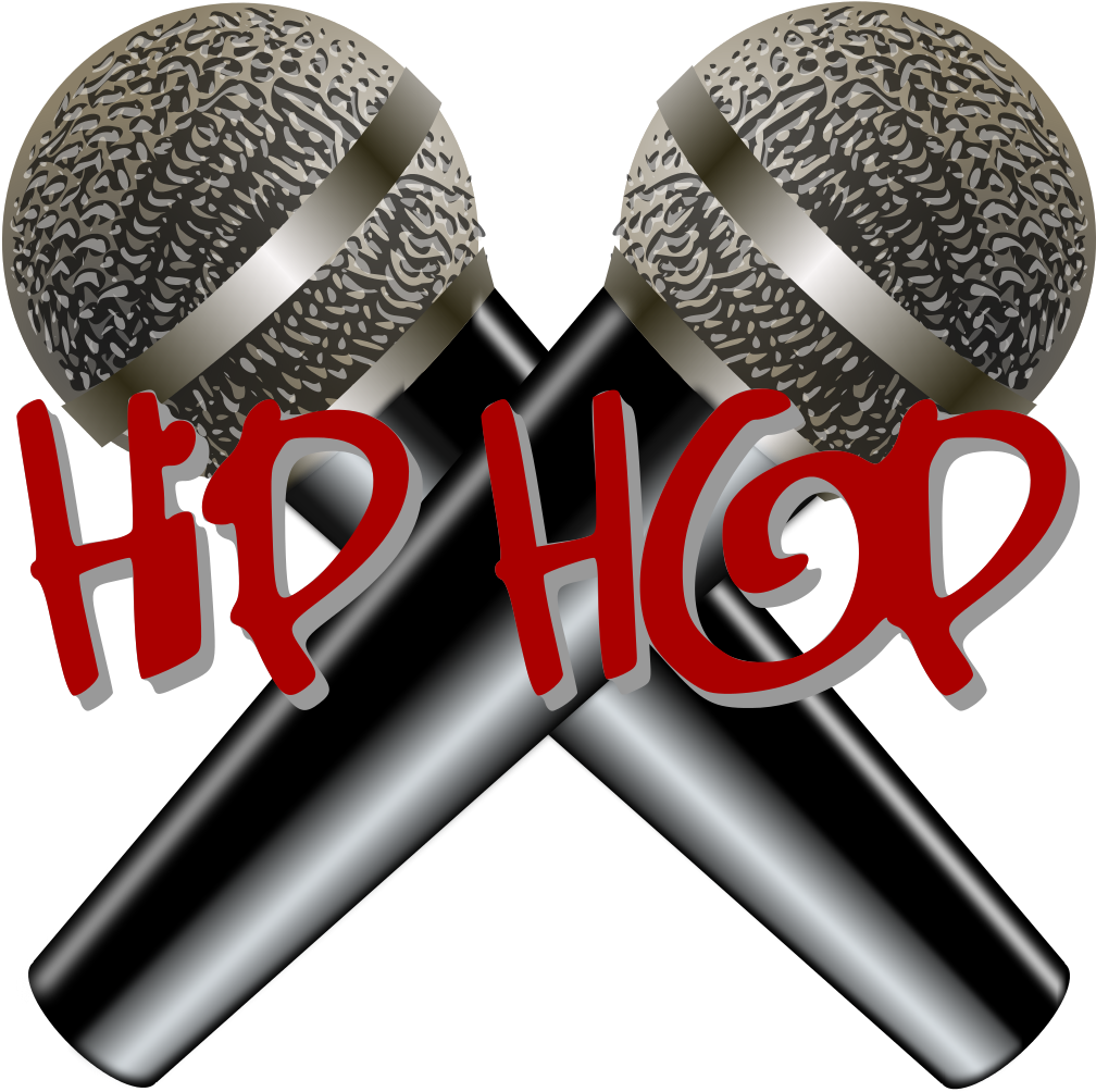 Hip Hop Microphones Crossed PNG