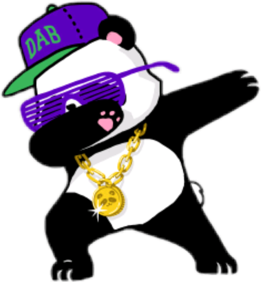 Hip Hop Panda Dabbing.png PNG