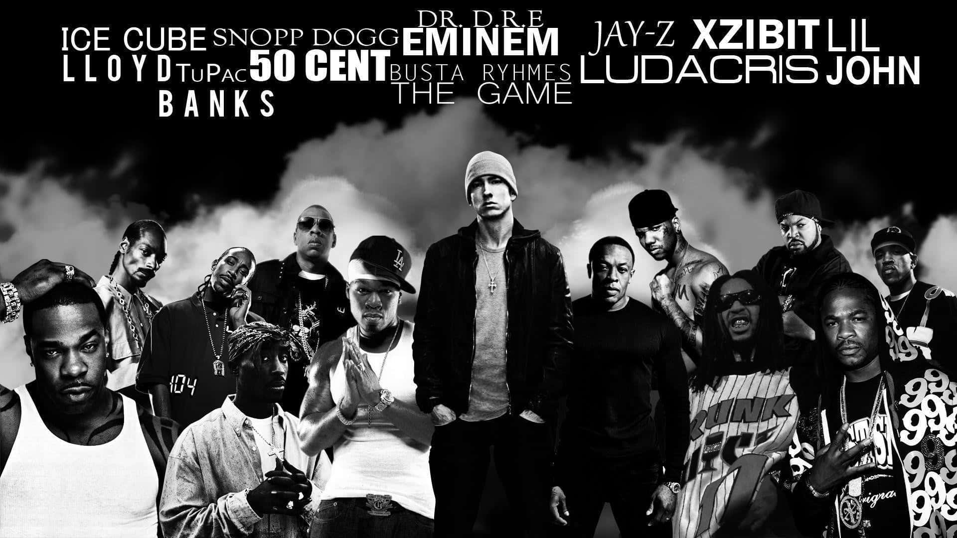 Rap legender, Nas og Jay Z Wallpaper