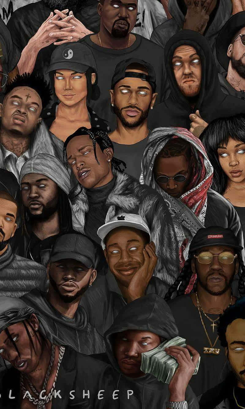Hip Hop Rappers Breaking Boundaries Wallpaper