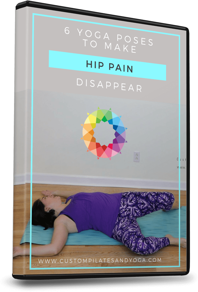 Hip Pain Relief Yoga Poses Ebook Cover PNG