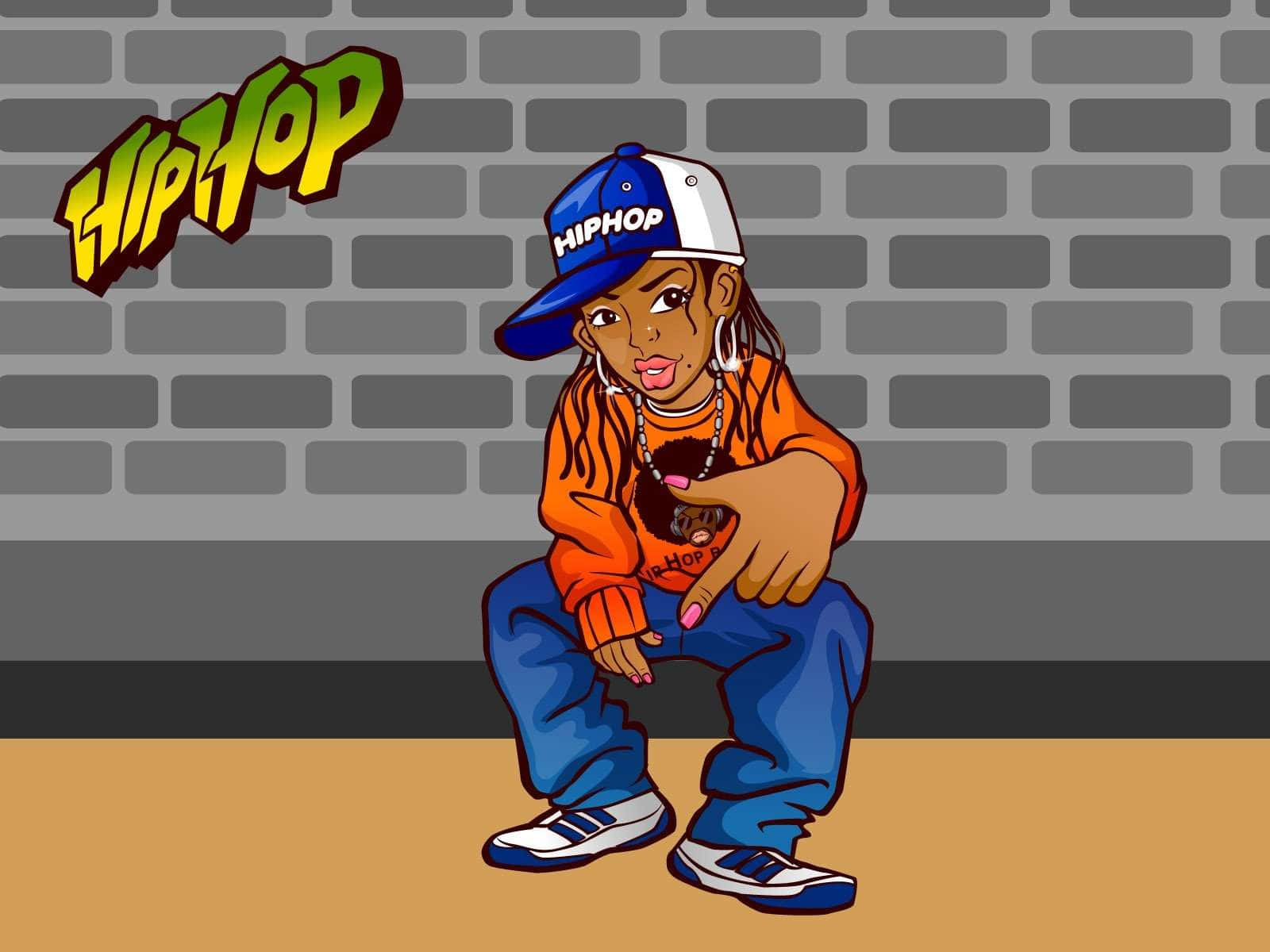 Hip Hop Cartoon Character