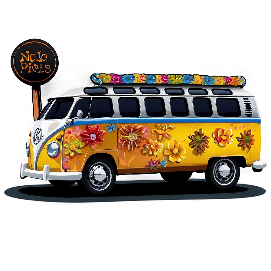 Download Hippie Bus Vector Png Vuo71 | Wallpapers.com