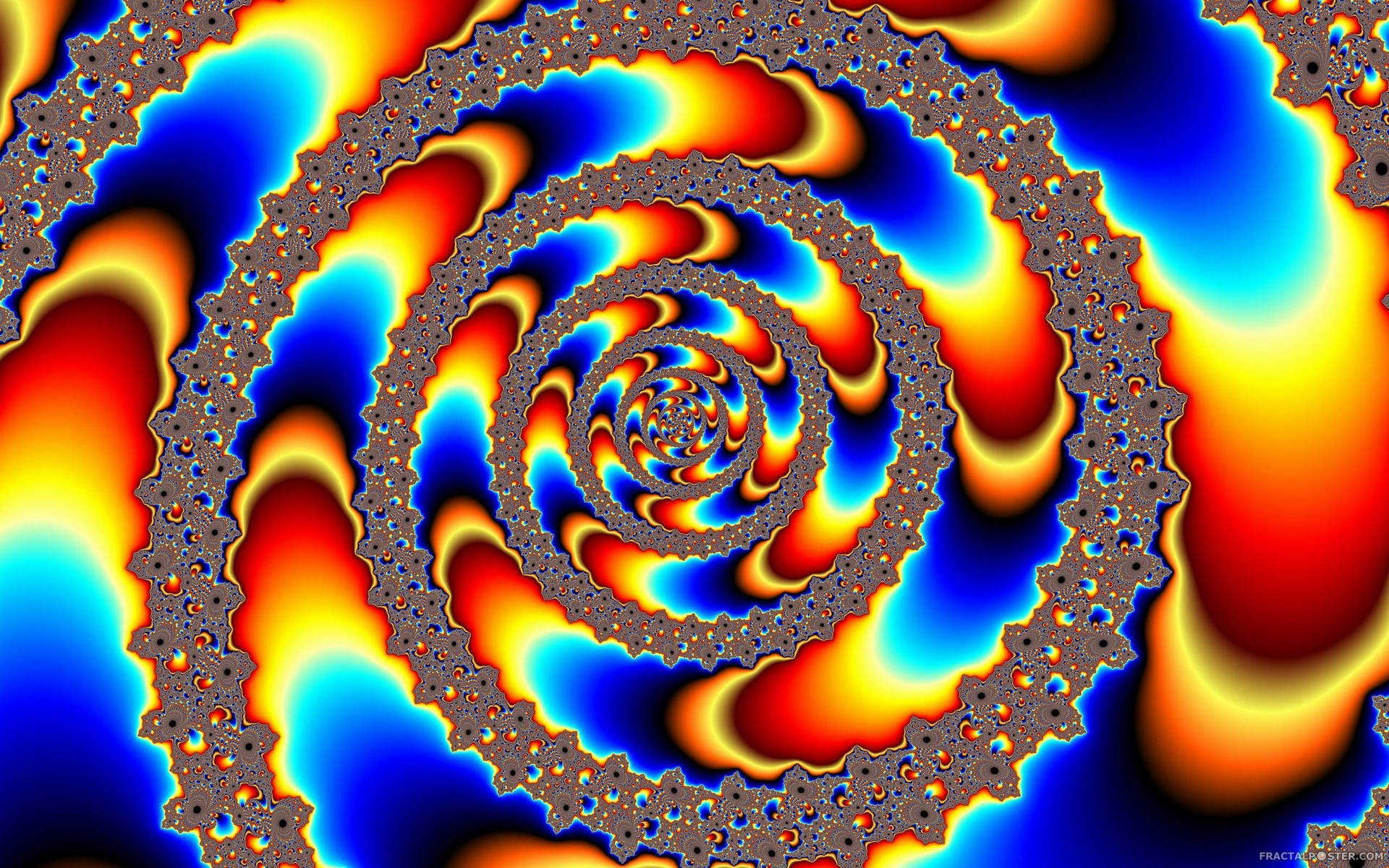 Hippie Colour Pattern Kaleidoscope Wallpaper
