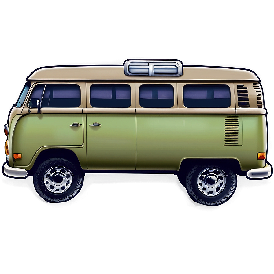 Hippie Van Illustration Png 93 PNG