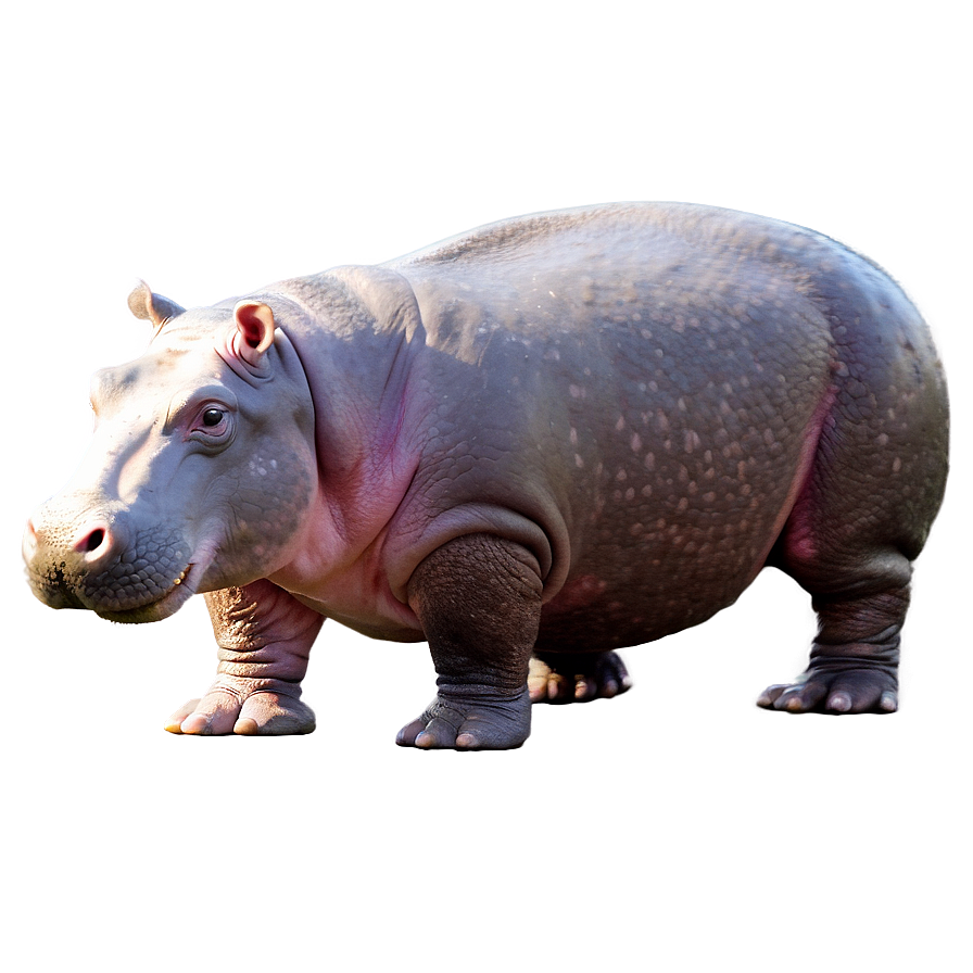 Download Hippo Side View Png 80 | Wallpapers.com