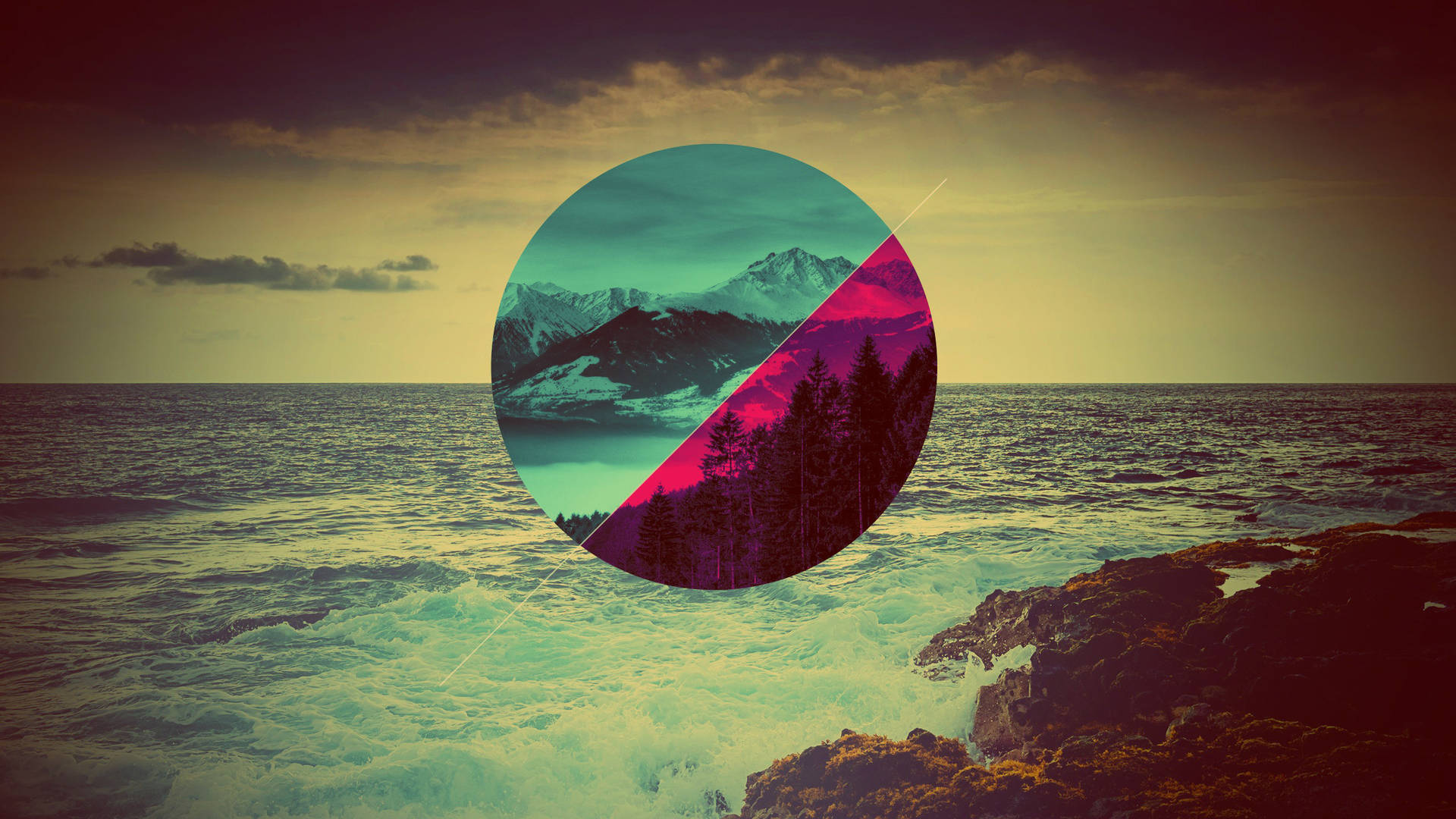 Hipster Nature Indie Art Wallpaper