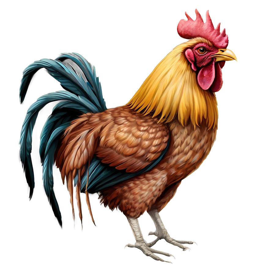 Download Hipster Rooster Drawing Png Mmd | Wallpapers.com