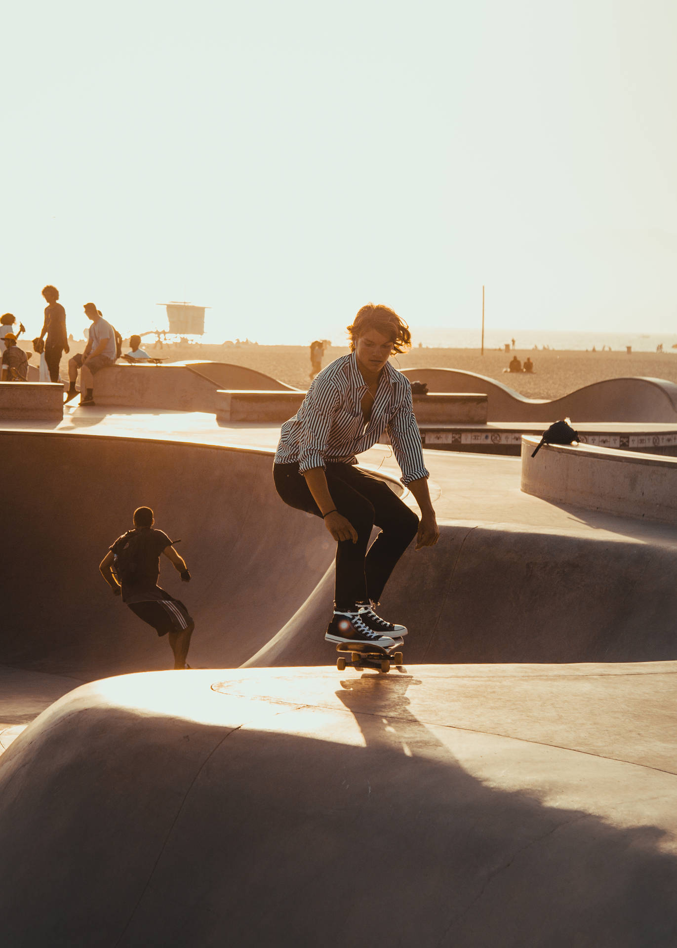 Hipster Skateboard Park