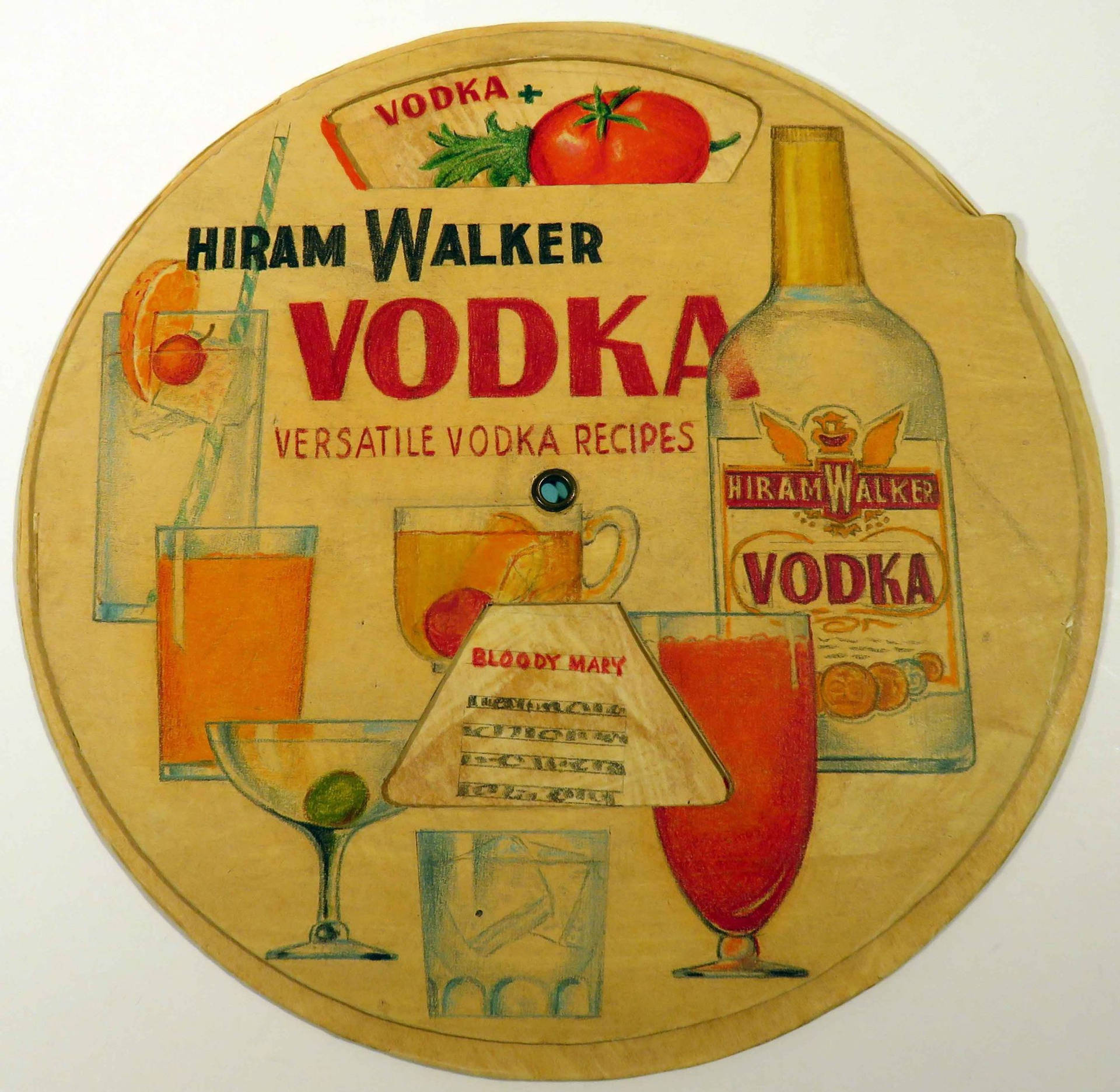 Hiram Walker Vodka Recipes Ad Logo Wallpaper