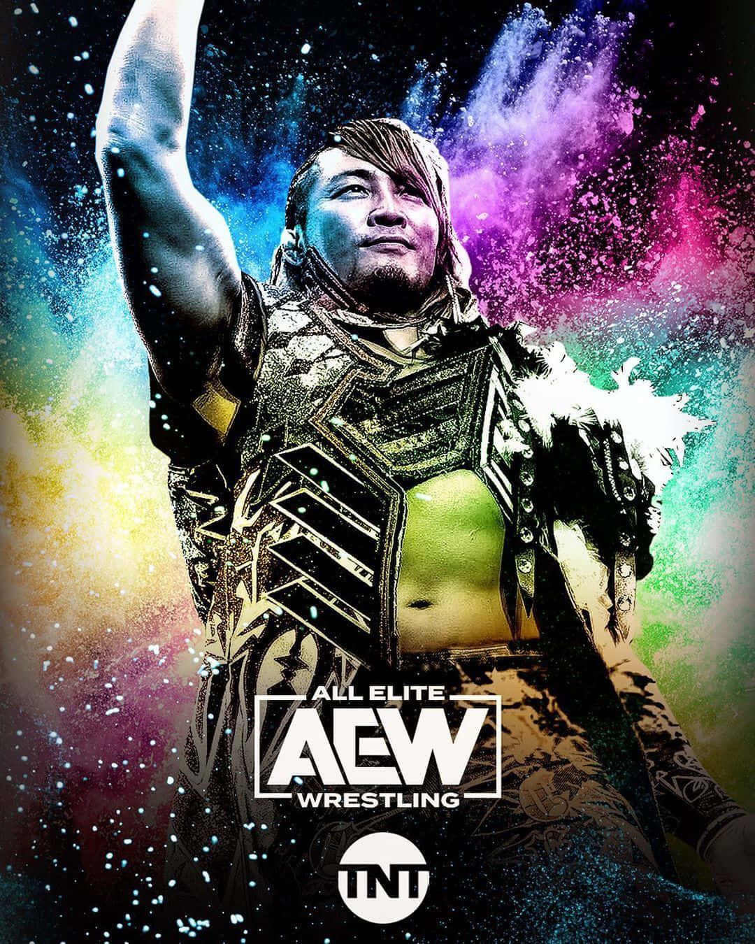 Hiroshi Tanahashi Aew Wrestling Poster Background