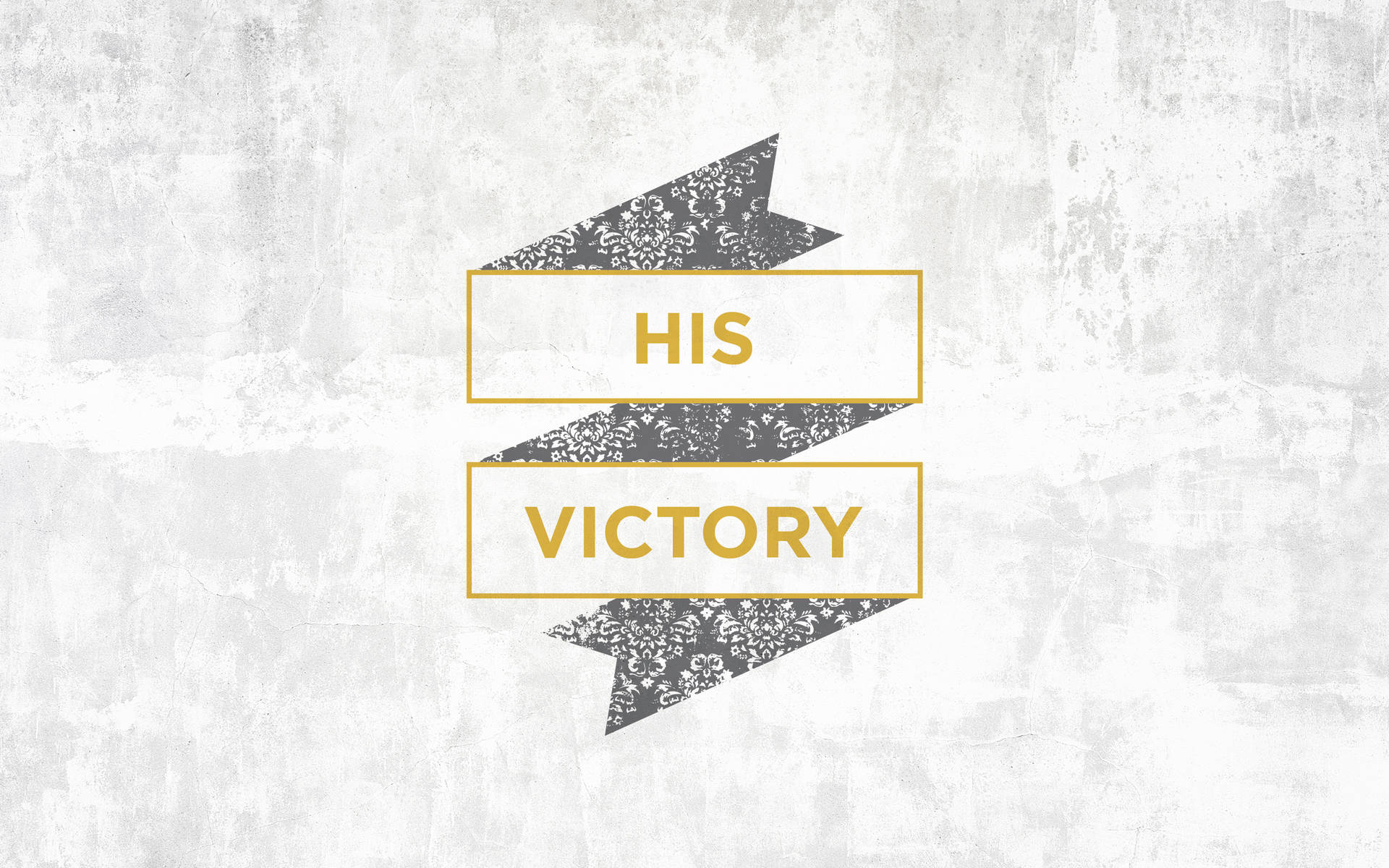 His Victory Easter Banner