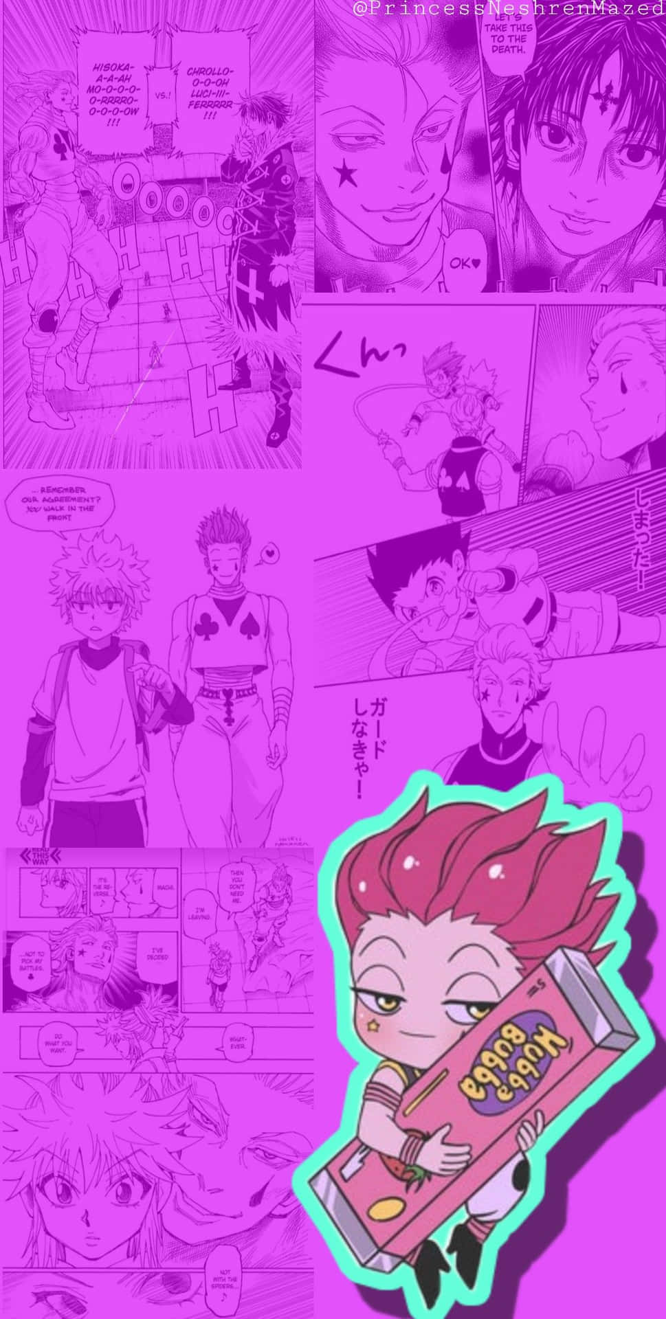 Epic Hisoka Morow Action Stance Wallpaper