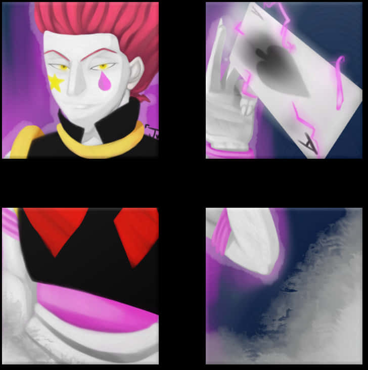 Hisoka Mysterious Magician Collage.jpg PNG