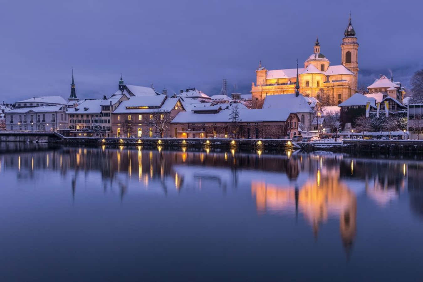 "historic Architecture In Solothurn, Switzerland" Wallpaper