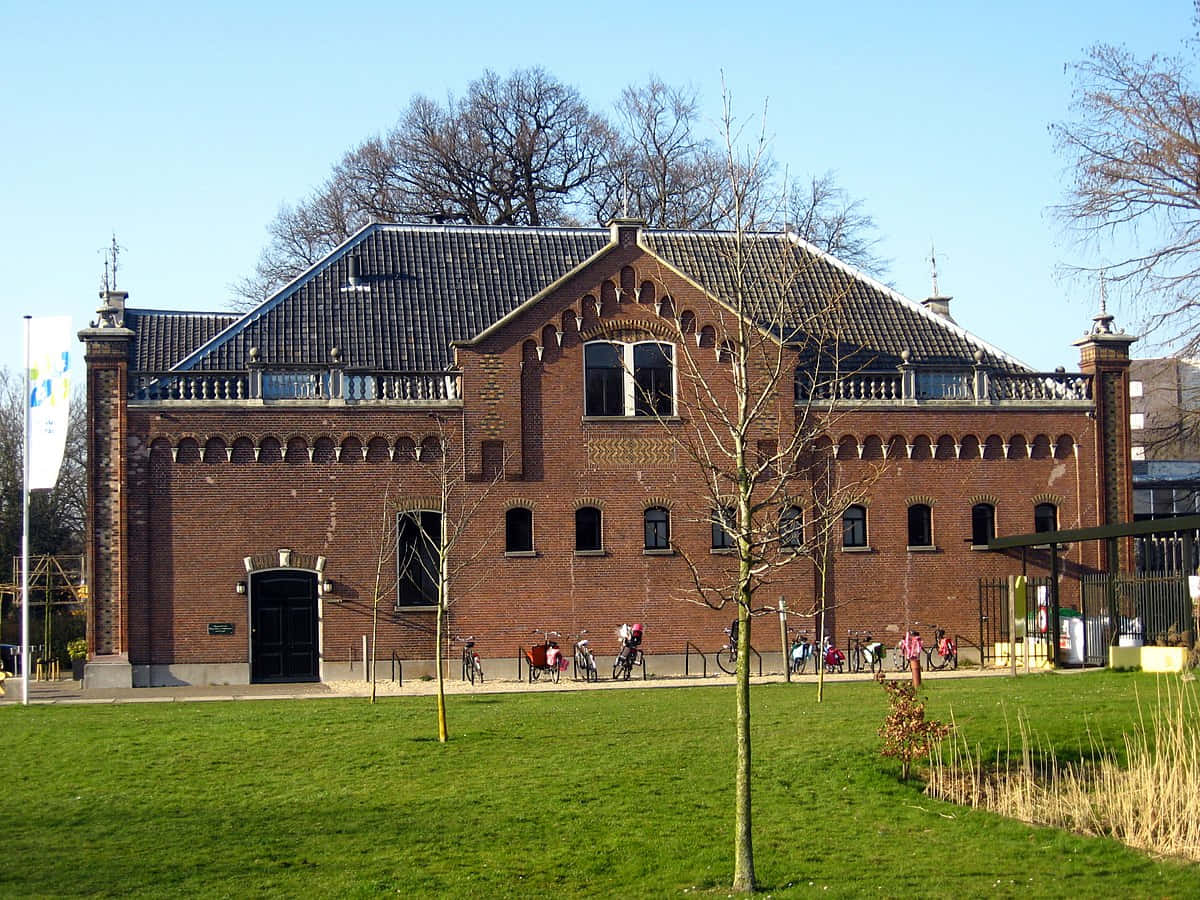 Historic Building Dordrecht Netherlands Wallpaper