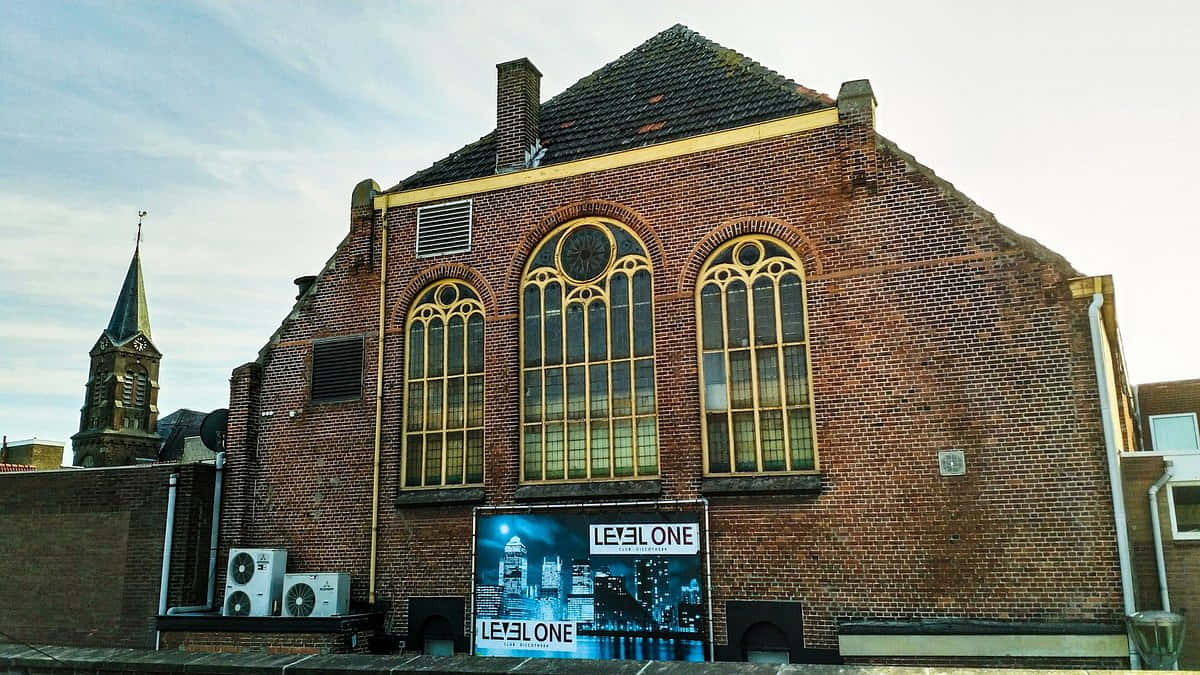 Historisk Bygning Terneuzen Nederland Bakgrunnsbildet