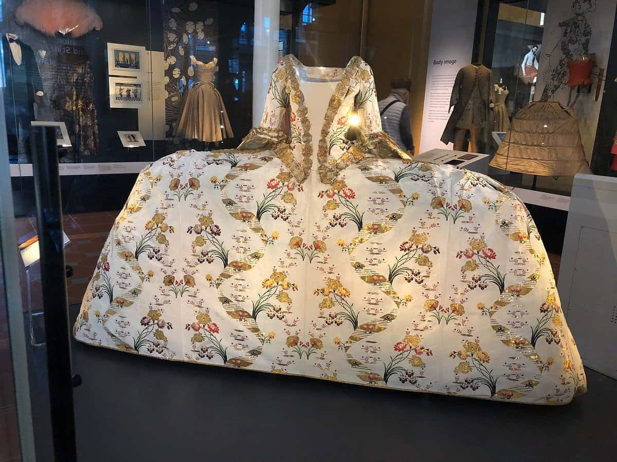 Historic Floral Gown National Museum Scotland Wallpaper