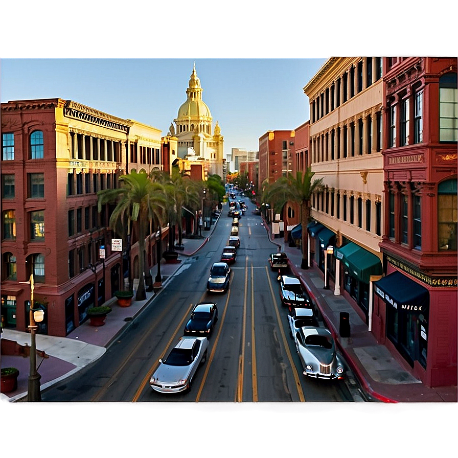 Historic Gaslamp Quarter San Diego Png Ltg PNG