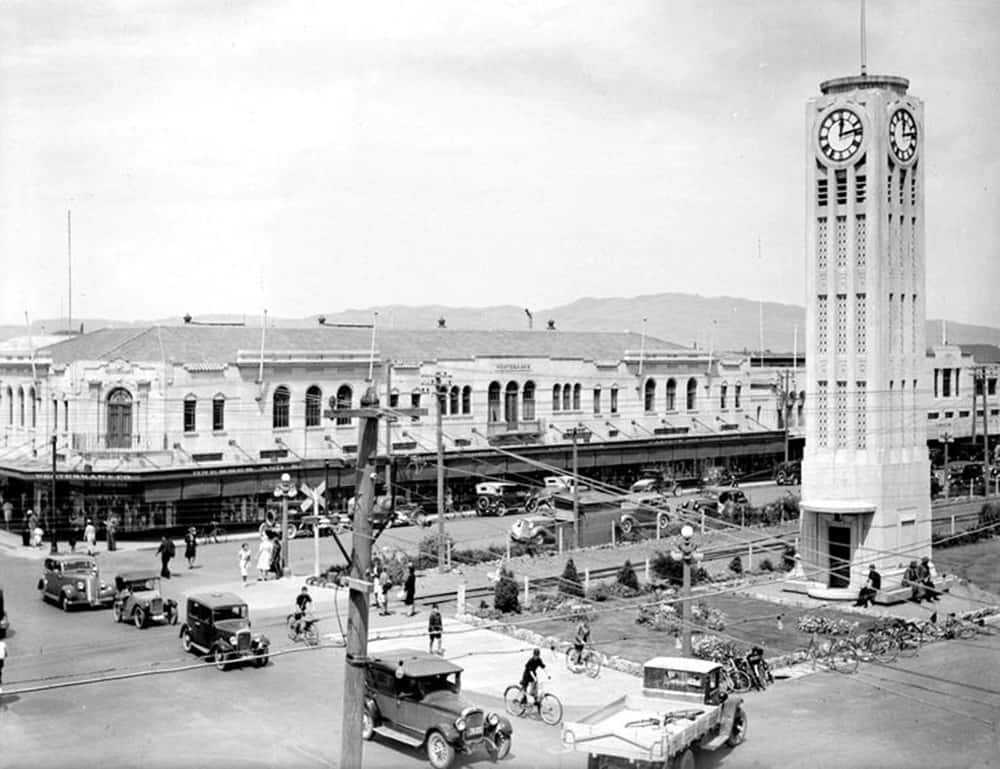 Historic Hastings Clock Tower New Zealand Wallpaper