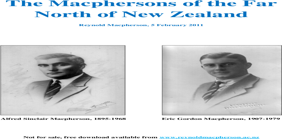 Historic Macpherson Gentlemen New Zealand PNG