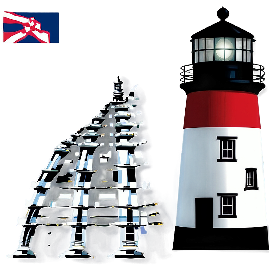 Historic Maine Lighthouses Png Cjc31 PNG