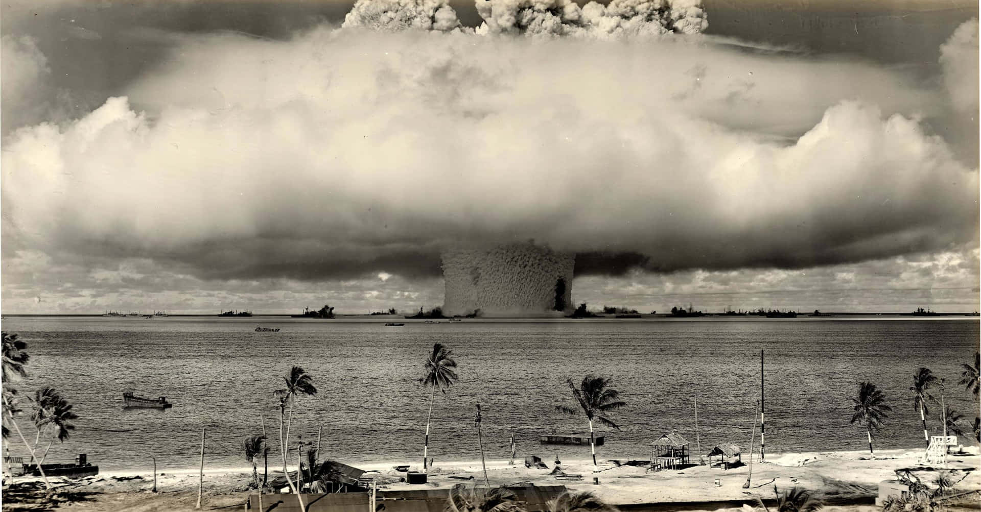 Historic Nuclear Test Explosion Wallpaper