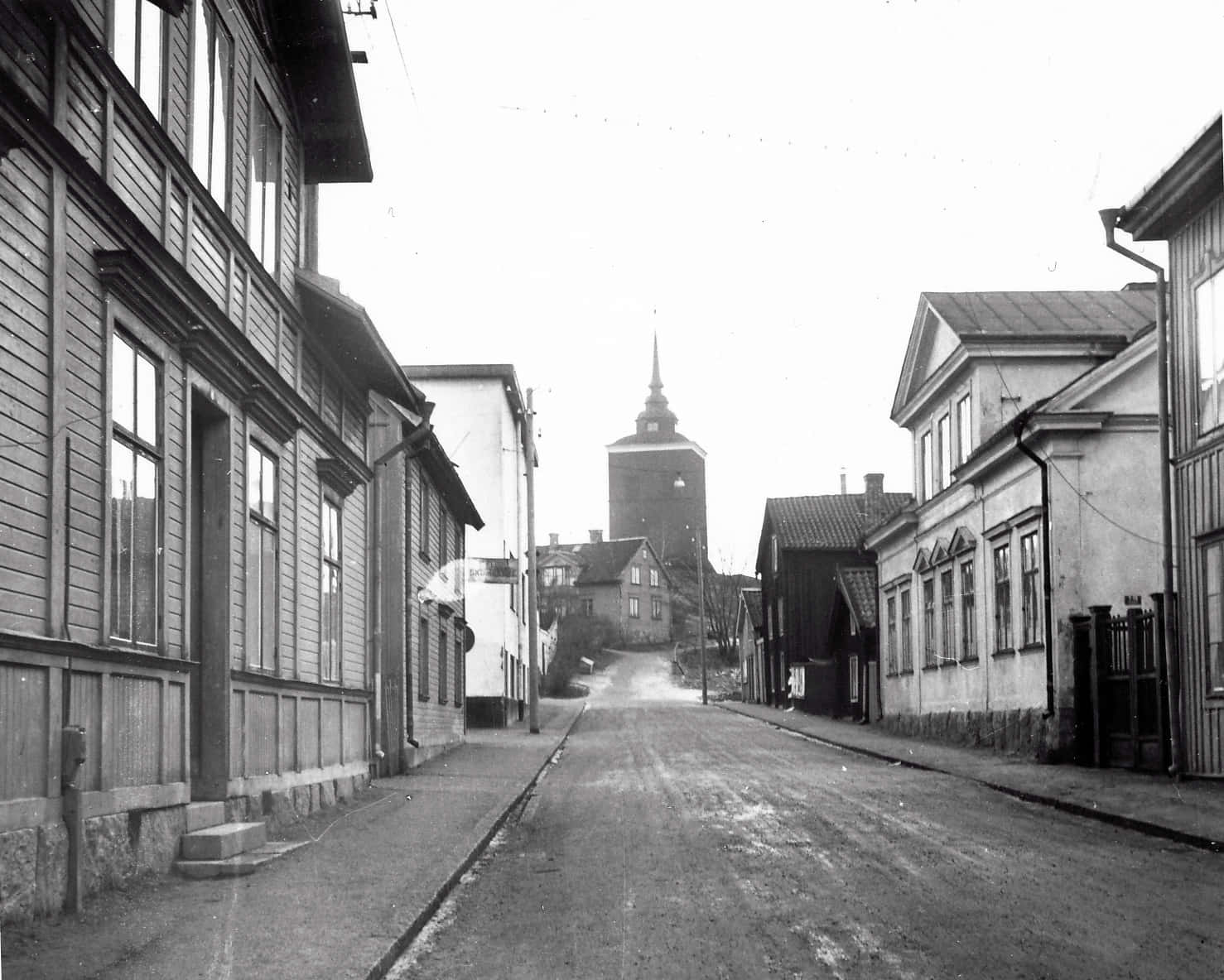 Historic Nykoping Street View Wallpaper