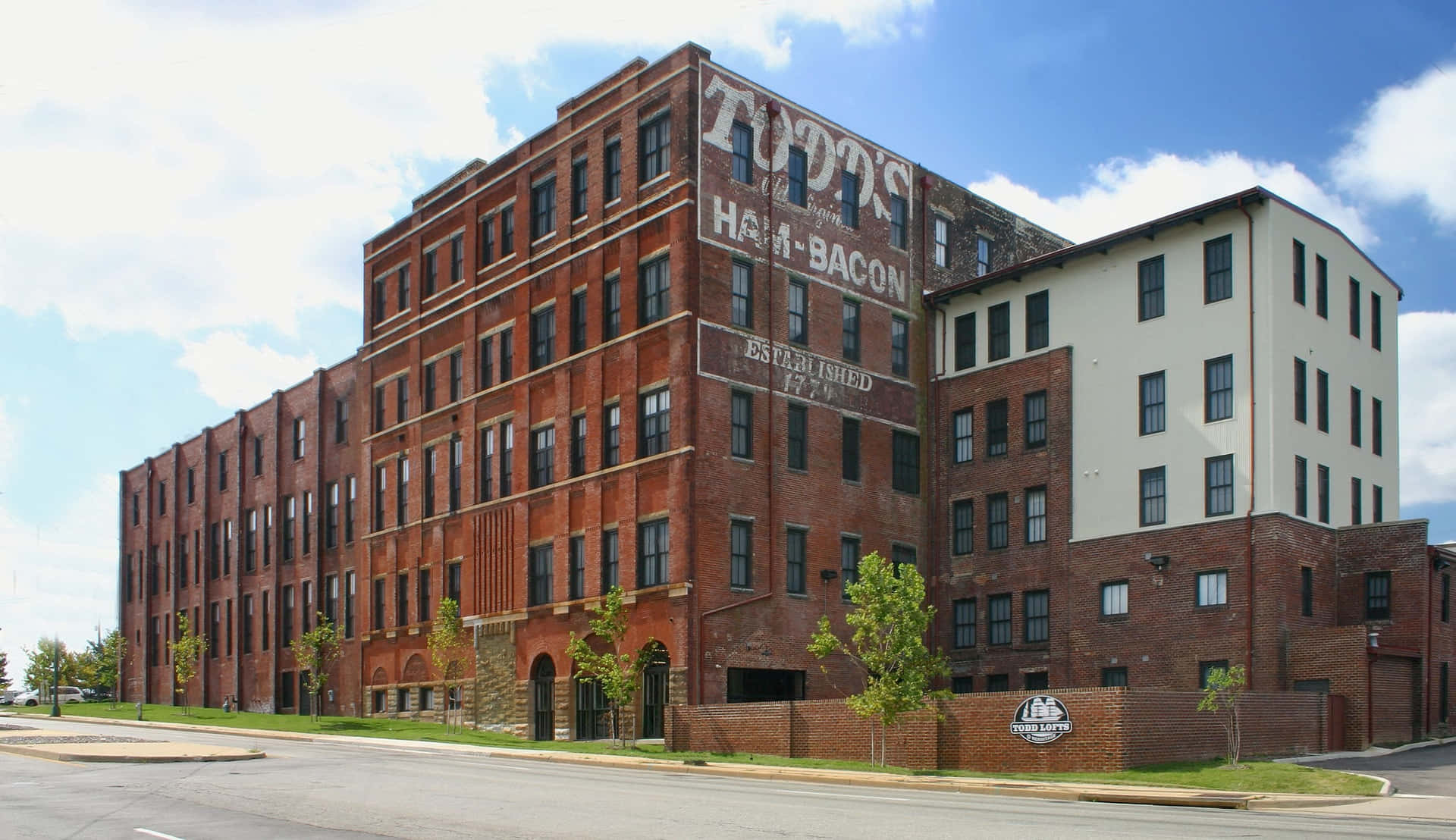 Historic Richmond Industrial Building Wallpaper