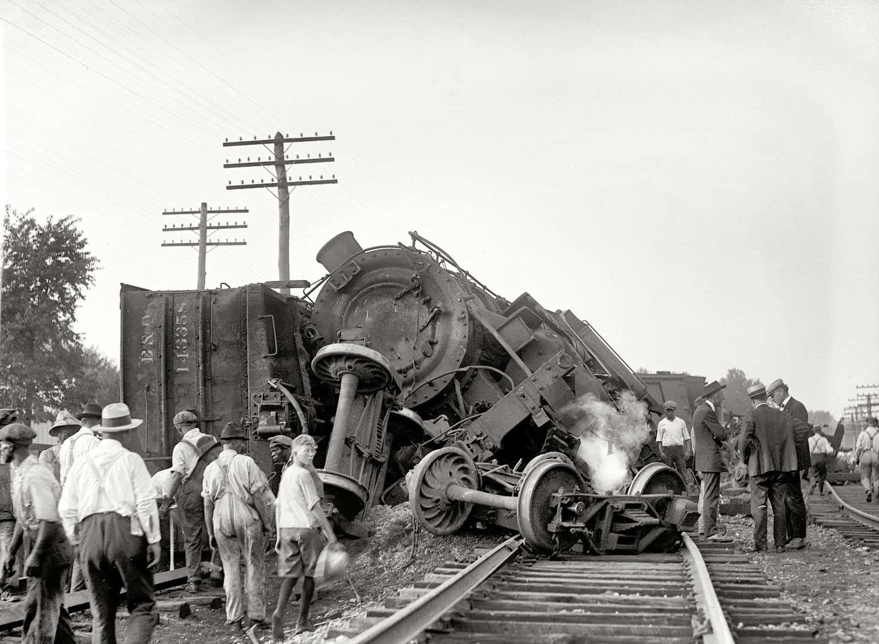 Déraillement De Train Historique Fond d'écran