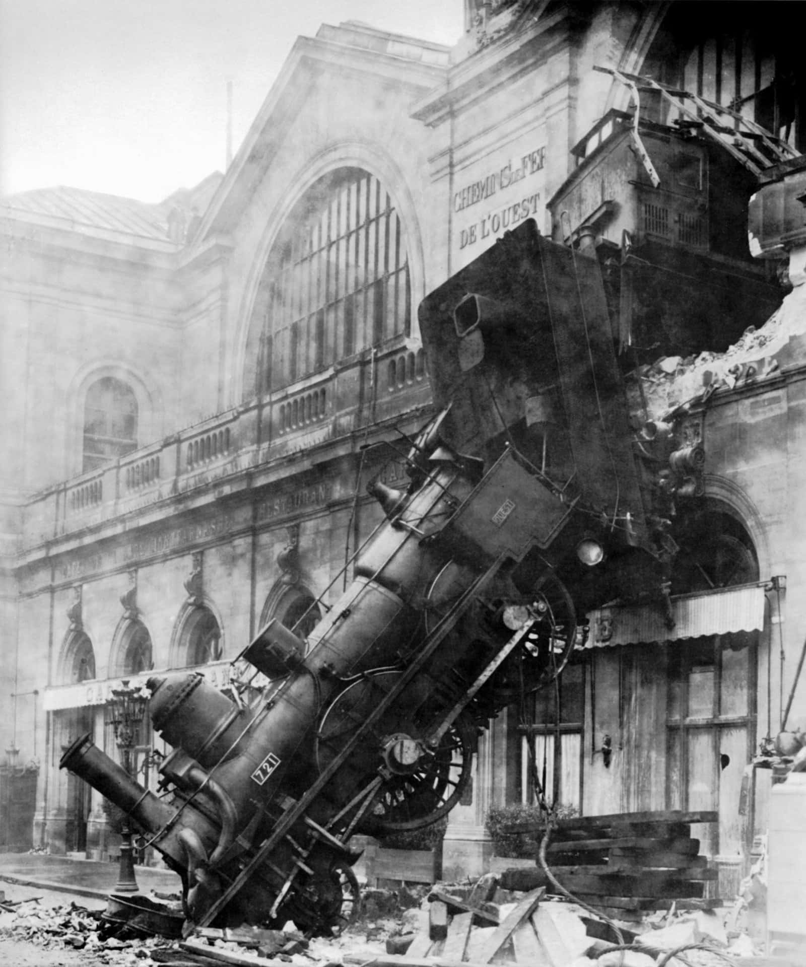 Accident Historique À La Gare Fond d'écran